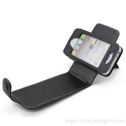 Leather Case for Apple's iPhone 4/4S, with 360#176; Rotation, Available in Various Colors